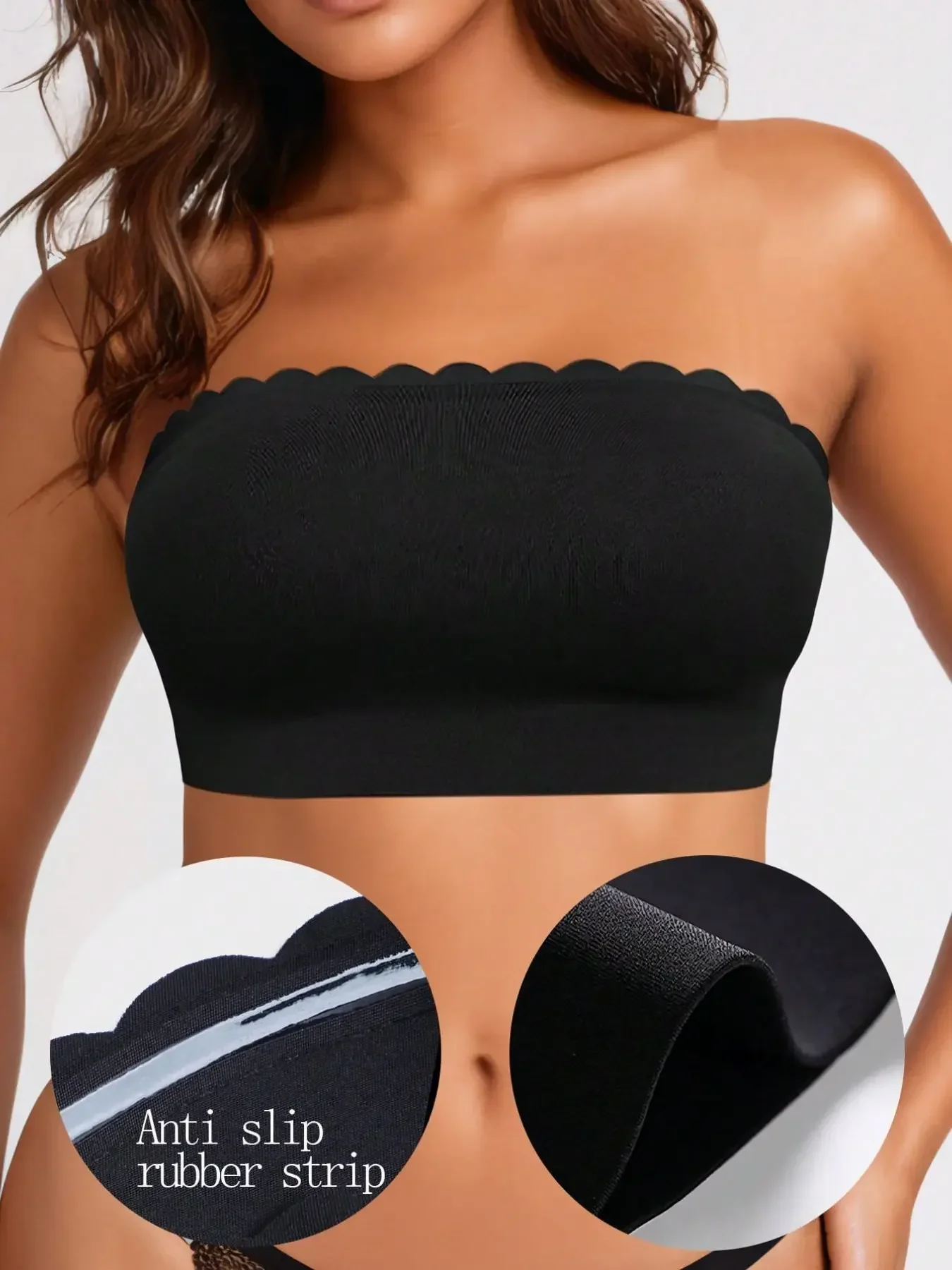 Bralette Wireless Soft - Kadınlar İçin Askısız Sütyen, Dikişsiz Bandeau